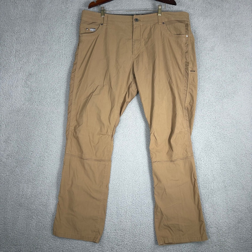 Kuhl Rydr Pants Mens 42x34 Brown Excellent Articulated Knee Hiking Outdoor